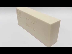 Lastra in resina poliuretanica beige densità 1.0, durezza 75-78D